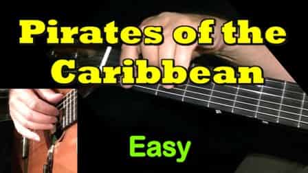 Pirates of the Caribbean - Easy Guitar Tab