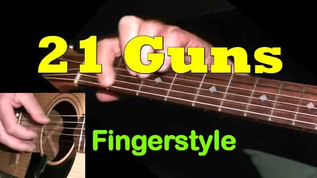 21 Guns - Green Day | Fingerstyle Guitar Sheet Music