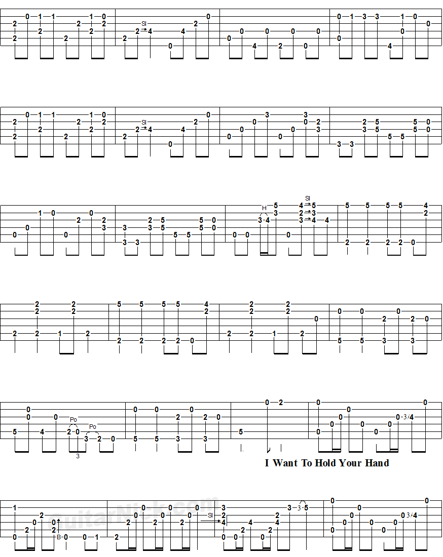 BEATLES MEDLEY (Brummett): Fingerstyle Guitar Tablature 2