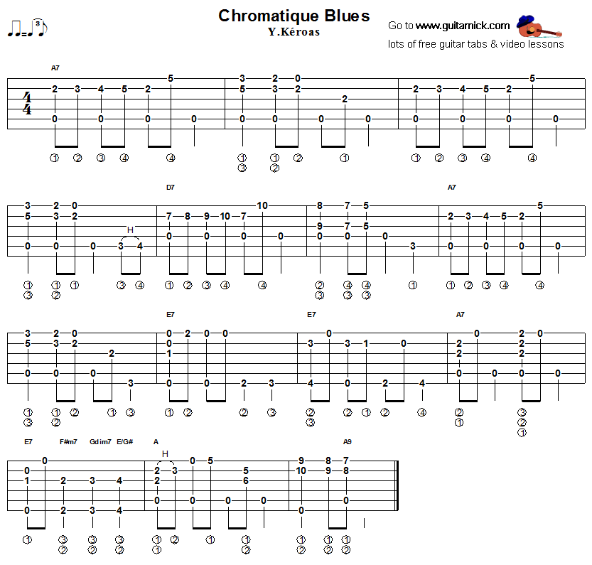 Free Fingerstyle Guitar Tabs, Video and More