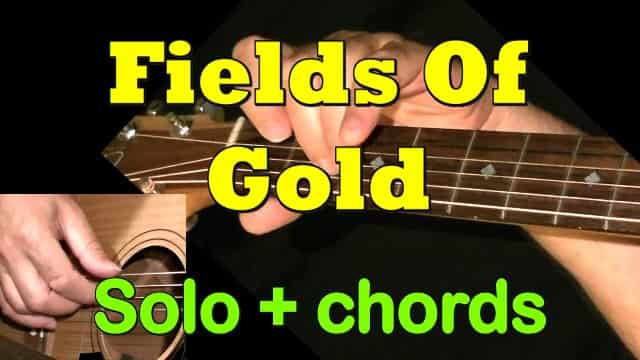 Fields Of Gold (Sting) - easy guitar tab, chords