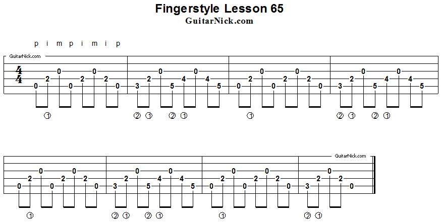 Fingerstyle lesson 65