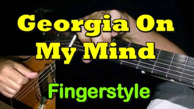 GEORGIA ON MY MIND - fingerstyle guitar tab