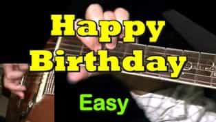 Happy Birthday to You - Easy Guitar Tab