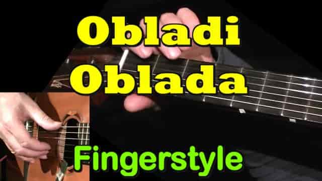 Obladi Oblada - fingerstyle guitar tab