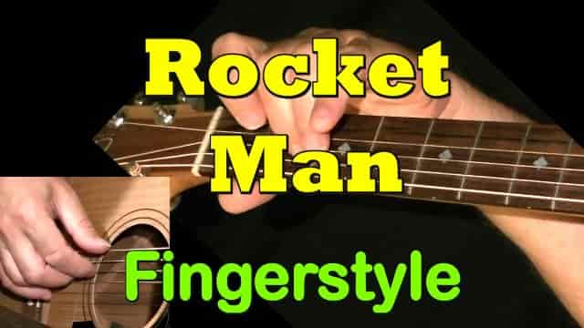 Rocket Man (Elton John) - fingerstyle guitar tab