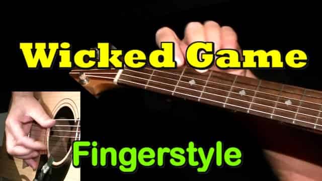 WICKED GAME - fingerstyle guitar tab